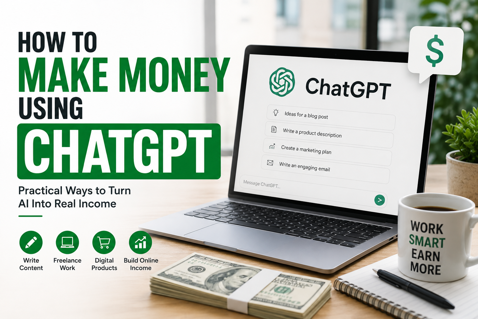 How to Make Money Using ChatGPT (Practical Ways That Actually Work)