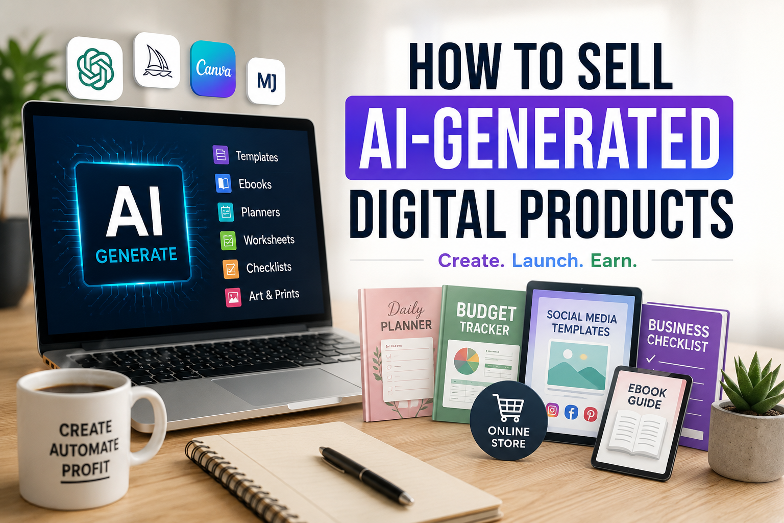 How to Sell AI-Generated Digital Products
