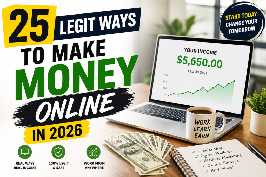 Legit Ways to Make Money Online
