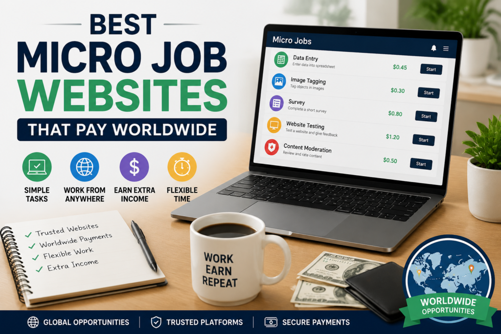 Best Micro Job Websites That Pay Worldwide