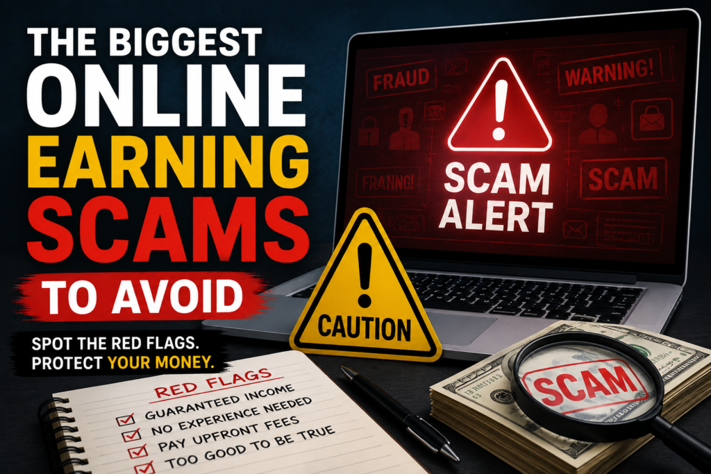 The Biggest Online Earning Scams to Avoid